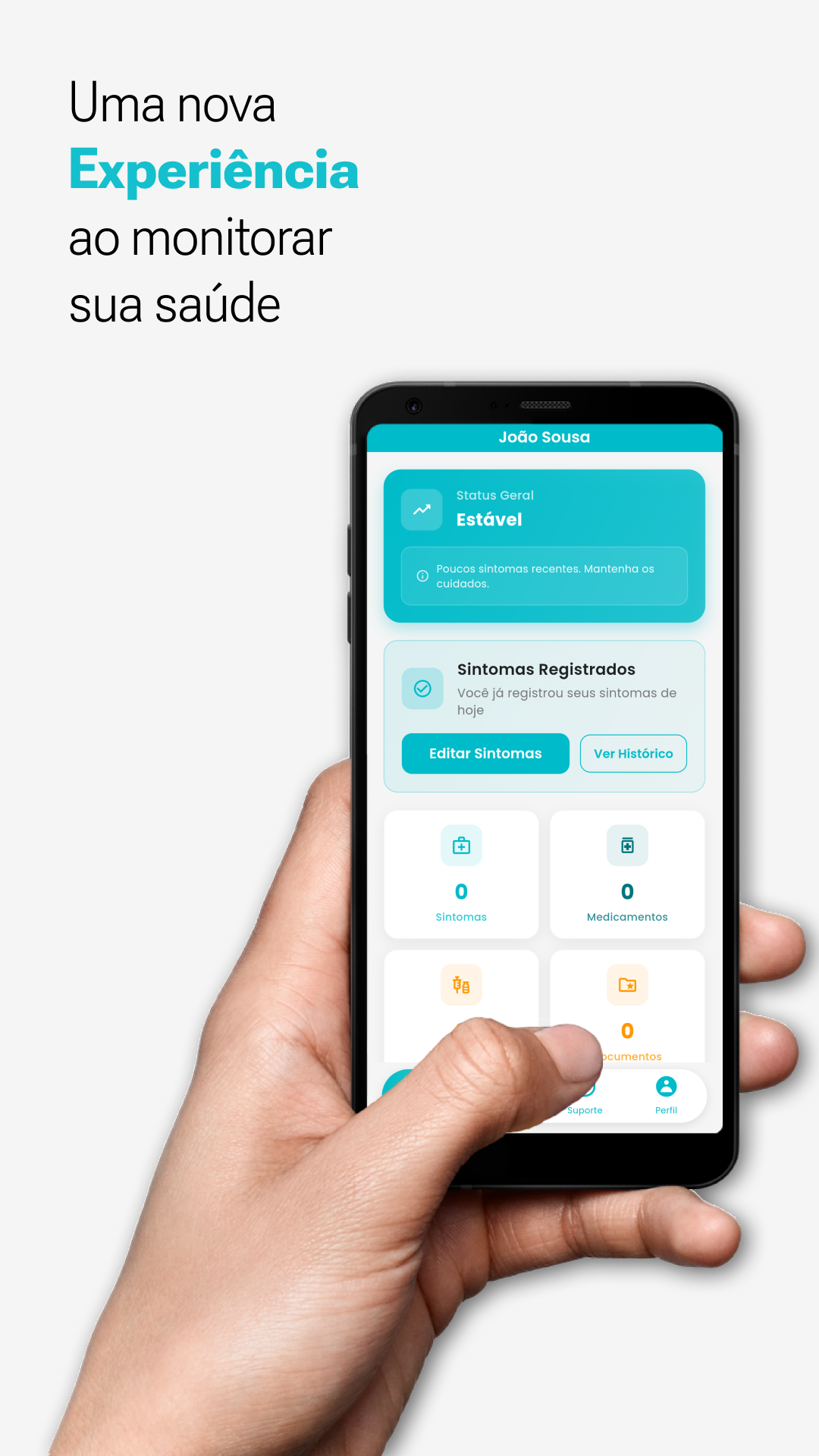 modern mobile app interface showing Crohn